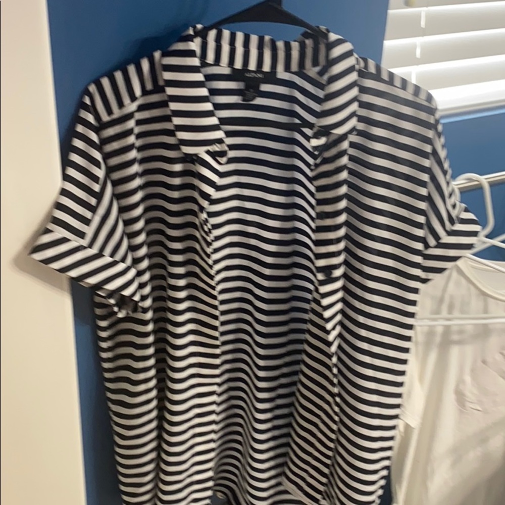 Alfani striped blouse